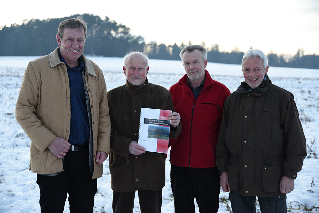 Rotwildhegegemeinschaft Wattenberg-Weidelsburg überreicht Lebensraumkonzept Rotwild