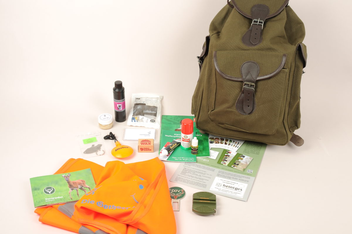 Gut ausgerüstet mit dem Jungjägerpaket