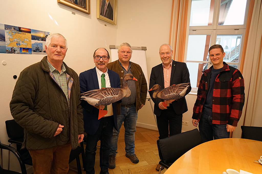 Pressekonferenz zum Projekt Wildgänse im Werratal