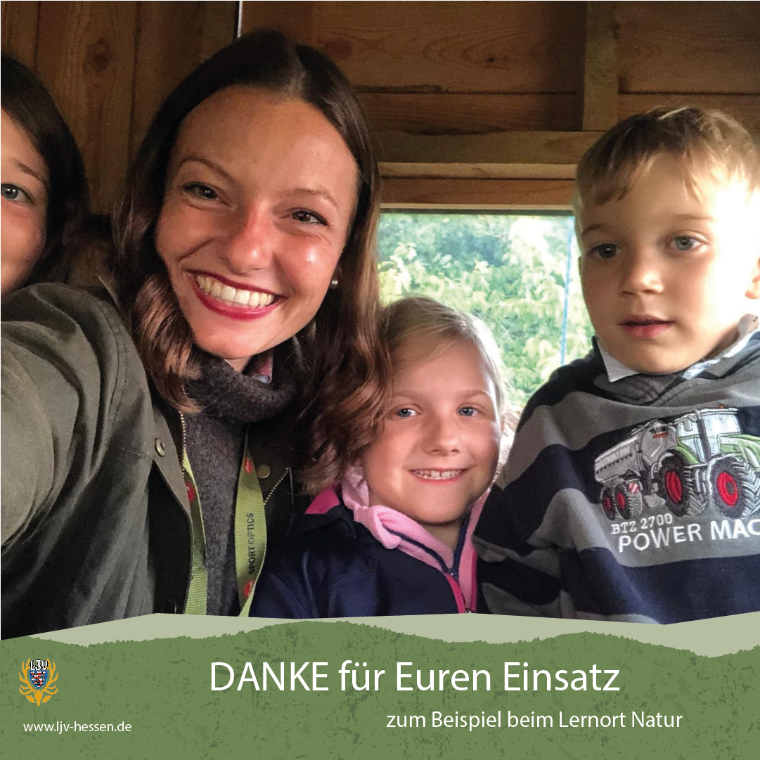 Der LJV Hessen dankt den zahlreich ehrenamtlich engagierten Jägerinnen und Jägern für ihren Einsatz z. B. im "Lernort Natur". Foto: privat